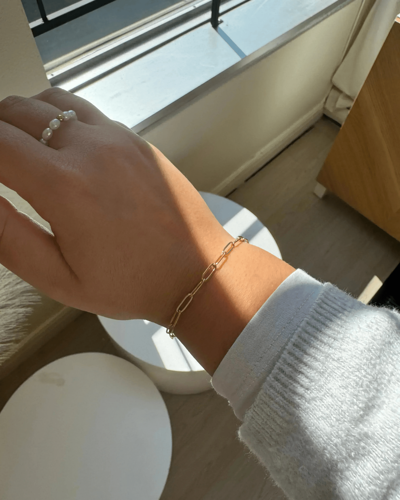waterproof - Paperclip Bracelet - Sunny Sunday