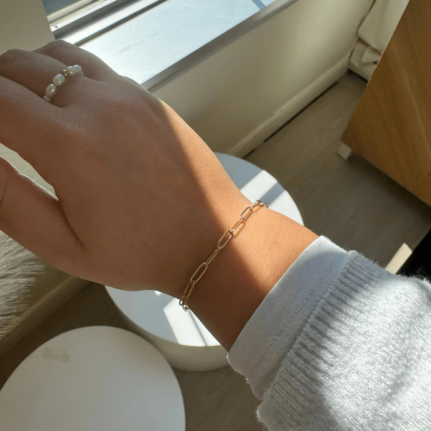 waterproof - Paperclip Bracelet - Sunny Sunday
