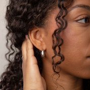 Perfect Silver Hoops