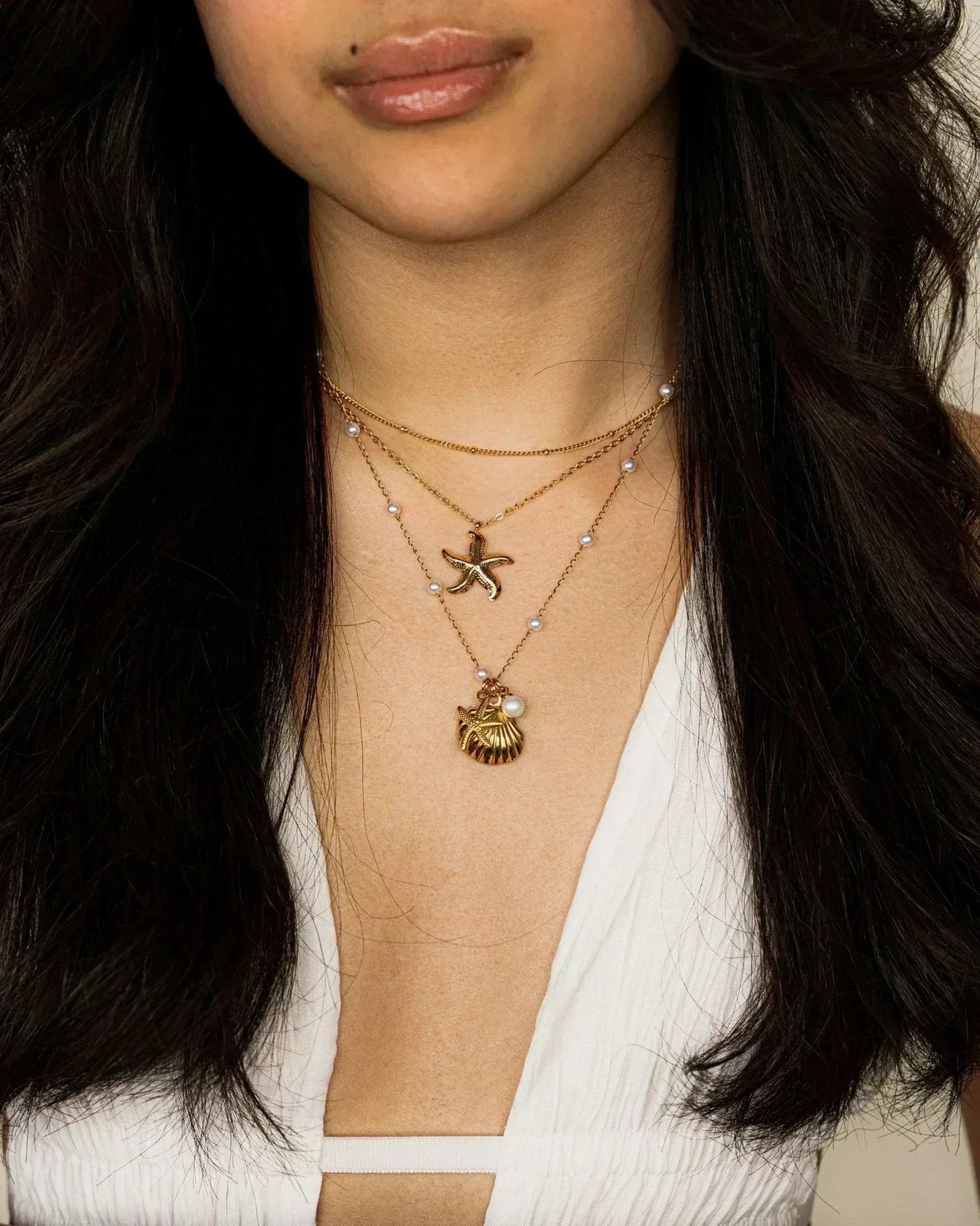 waterproof - Starfish Necklace - Sunny Sunday
