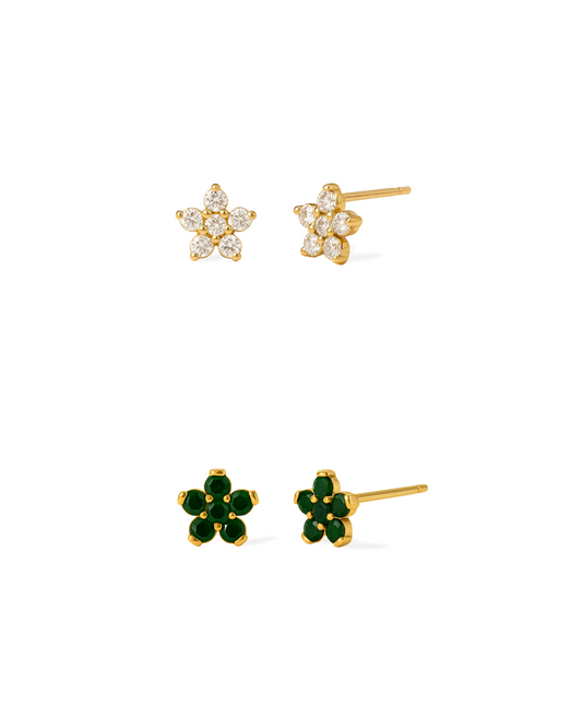 Flowers Stud Earrings
