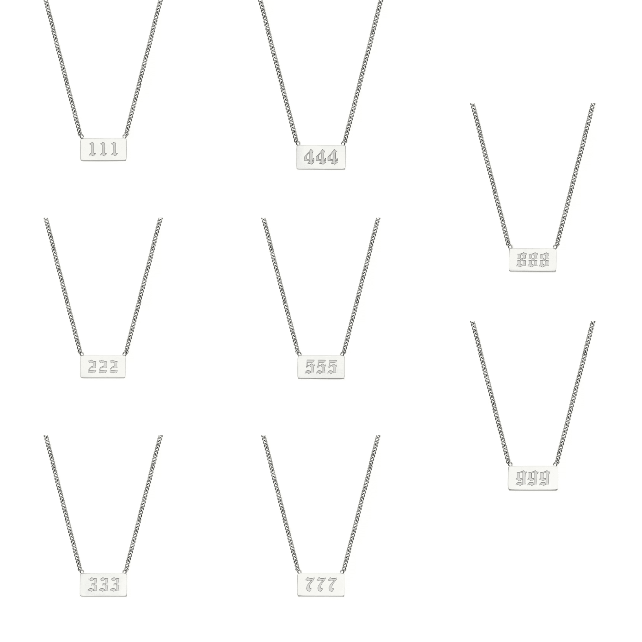 waterproof - Angel Number Necklace - Sunny Sunday