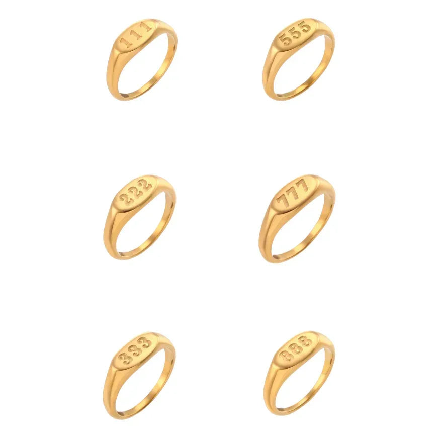 waterproof - Angel Number Rings - Sunny Sunday