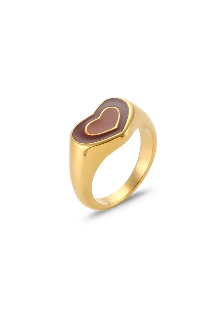 waterproof - Heart Shaped Ring - Sunny Sunday