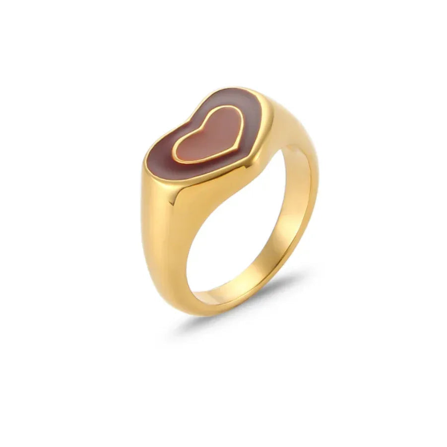 waterproof - Heart Shaped Ring - Sunny Sunday