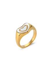 waterproof - Heart Shaped Ring - Sunny Sunday