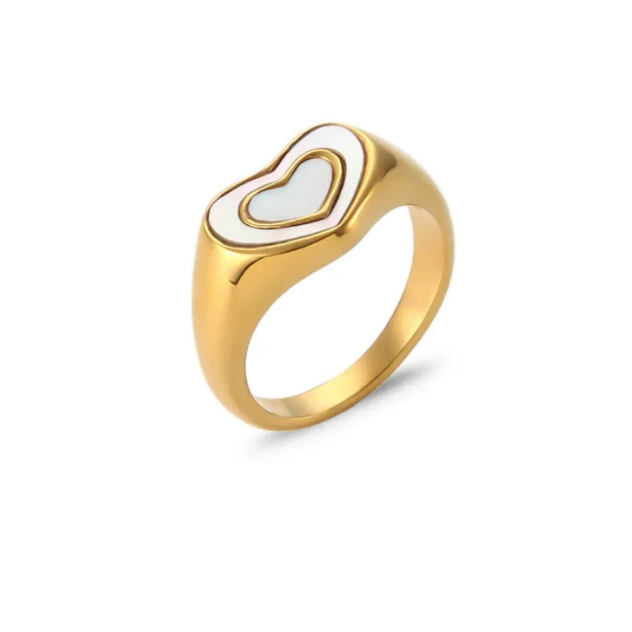 waterproof - Heart Shaped Ring - Sunny Sunday